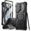Supcase ArmorBox Samsung Galaxy S25 Ultra ütésálló tok, kijelző védelemmel, kitámasztóval, MagSafe, fekete