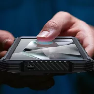   Supcase ArmorBox Samsung Galaxy S25 Ultra ütésálló tok, kijelző védelemmel, kitámasztóval, MagSafe, fekete