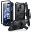 Supcase ArmorBox Samsung Galaxy S26 Ultra ütésálló tok, kijelző védelemmel, kitámasztóval, MagSafe, fekete