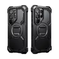   Supcase ArmorBox Samsung Galaxy S26 Ultra ütésálló tok, kijelző védelemmel, kitámasztóval, MagSafe, fekete