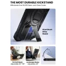 Supcase ArmorBox Samsung Galaxy S26 Ultra ütésálló tok, kijelző védelemmel, kitámasztóval, MagSafe, fekete