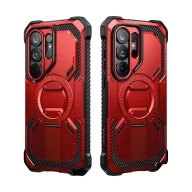   Supcase ArmorBox Samsung Galaxy S26 Ultra ütésálló tok, kijelző védelemmel, kitámasztóval, MagSafe, piros