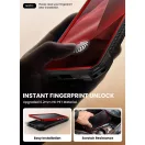 Supcase ArmorBox Samsung Galaxy S26 Ultra ütésálló tok, kijelző védelemmel, kitámasztóval, MagSafe, piros