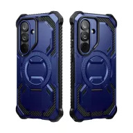   Supcase ArmorBox Samsung Galaxy S26 ütésálló tok, kijelző védelemmel, kitámasztóval, MagSafe, kék