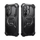 Supcase ArmorBox Samsung Galaxy S26 ütésálló tok, kijelző védelemmel, kitámasztóval, MagSafe, fekete