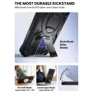 Supcase ArmorBox Samsung Galaxy S26 ütésálló tok, kijelző védelemmel, kitámasztóval, MagSafe, fekete