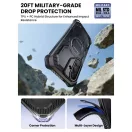 Supcase ArmorBox Samsung Galaxy S26 ütésálló tok, kijelző védelemmel, kitámasztóval, MagSafe, fekete