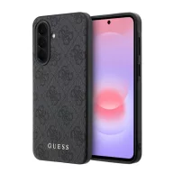 Guess PU 4G Metal Logo Samsung Galaxy A37 tok, szürke