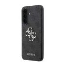 Guess PU 4G Metal Logo Samsung Galaxy A37 tok, szürke