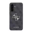 Guess PU 4G Metal Logo Samsung Galaxy A37 tok, szürke