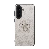 Guess PU 4G Metal Logo Samsung Galaxy A37 tok, rózsaszín
