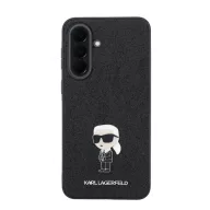   Karl Lagerfeld Fixed Glitter Metal Ikonik Samsung Galaxy A37 tok, fekete