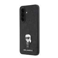   Karl Lagerfeld Fixed Glitter Metal Ikonik Samsung Galaxy A57 tok, fekete