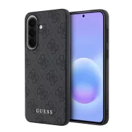   Guess PU 4G Metal Classic Logo Samsung Galaxy A57 tok, szürke
