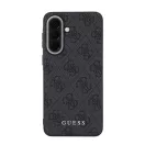 Guess PU 4G Metal Classic Logo Samsung Galaxy A57 tok, szürke