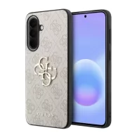 Guess PU 4G Metal Logo Samsung Galaxy A57 tok, rózsaszín