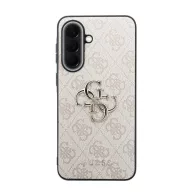 Guess PU 4G Metal Logo Samsung Galaxy A57 tok, rózsaszín