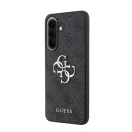 Guess PU 4G Metal Logo Samsung Galaxy A57 tok, fekete