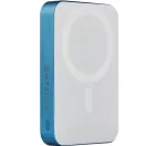 Pitaka Power bank / külső akkumulátor, MagSafe, Qi2, 10000mAh, világoskék