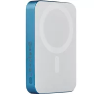   Pitaka Power bank / külső akkumulátor, MagSafe, Qi2, 10000mAh, világoskék