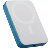   Pitaka Power bank / külső akkumulátor, MagSafe, Qi2, 10000mAh, világoskék