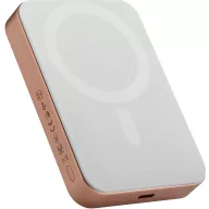   Pitaka Power bank / külső akkumulátor, MagSafe, Qi2, 10000mAh, piros-barna