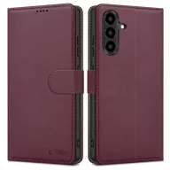   Tech-Protect Wallet Samsung Galaxy A27 flip / kinyitható tok, bordó