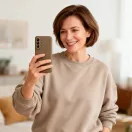 Tech-Protect Icon Samsung Galaxy A27 szilikon tok mikroszálas béléssel, barna