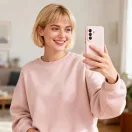 Tech-Protect Icon Samsung Galaxy A27 szilikon tok mikroszálas béléssel, rózsaszín