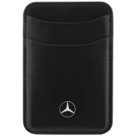 Mercedes mágneses kártyatartó, MagSafe, bőr, fekete