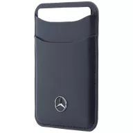 Mercedes mágneses kártyatartó, MagSafe, bőr, kék