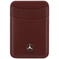 Mercedes mágneses kártyatartó, MagSafe, bőr, piros