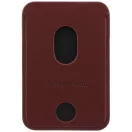 Mercedes mágneses kártyatartó, MagSafe, bőr, piros