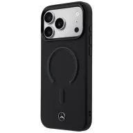   Mercedes Leather 3D Apple iPhone 17 Pro Max MagSafe tok, fekete