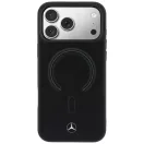 Mercedes Leather 3D Apple iPhone 17 Pro Max MagSafe tok, fekete