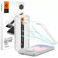   Spigen Glas.tR EZ Fit Pro Samsung Galaxy S26 tempered kijelzővédő fólia felhelyező kerettel, fényvisszaverődésgátló (2db)