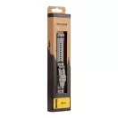 Tactical Quick Release 18mm szilikon szíj, gyors kioldás, szürke