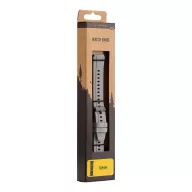  Tactical Quick Release 18mm szilikon szíj, gyors kioldás, szürke