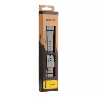   Tactical Quick Release 24mm szilikon szíj, gyors kioldás, szürke