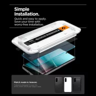   Spigen Glas.tR SLIM EZ Fit HD Samsung Galaxy A37 / Galaxy A36 tempered kijelzővédő fólia felhelyező kerettel