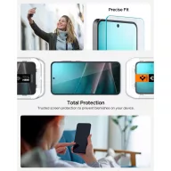   Spigen Glas.tR SLIM EZ Fit HD Samsung Galaxy A37 / Galaxy A36 tempered kijelzővédő fólia felhelyező kerettel