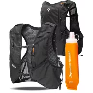   Spigen A721 Dynamic Shield futómellény futáshoz / túrázáshoz, telefon-és kulacstartó résszel + 500ml kulacs, fekete (L-XL)