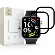   Tech-Protect Glass Flex+ Xiaomi Redmi Watch 6 kijelzővédő fólia, fekete (2db)