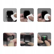   Tech-Protect Glass Flex+ Xiaomi Redmi Watch 6 kijelzővédő fólia, fekete (2db)