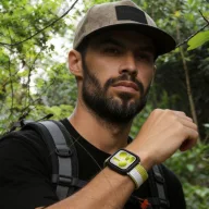   Tech-Protect Defense Huawei Watch Fit 5 tok, kijelzővédő felülettel, fekete