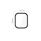Tech-Protect Glass Flex+ Huawei Watch Fit 5 kijelzővédő fólia, fekete (2db)