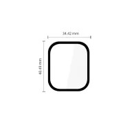   Tech-Protect Glass Flex+ Huawei Watch Fit 5 kijelzővédő fólia, fekete (2db)