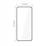   Tech-Protect Glass Fit+ Motorola Edge 70 kijelzővédő üvegfólia, fekete (2db)