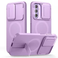   Tech-Protect Kevlar Aura Samsung Galaxy A57 MagSafe tok kameravédelemmel, kitámasztóval, lila