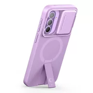   Tech-Protect Kevlar Aura Samsung Galaxy A57 MagSafe tok kameravédelemmel, kitámasztóval, lila